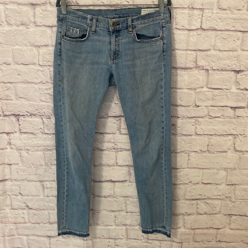 Rag & Bone the Dre Kingston dye jeans